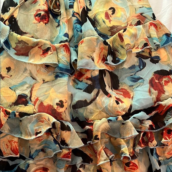 Floral Ruffle Maxi Dress - Picture 2 of 2